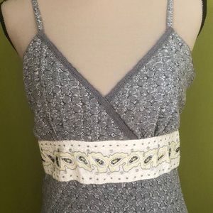 VERO MODA VINTAGE LERA TREND DRESS SZ 40